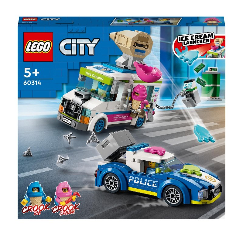 LEGOÂ® City Eiswagen-Verfolgungsjagd 60314