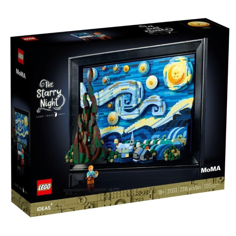 Idee legoâ® Vincent van Gogh Sternnacht 21333