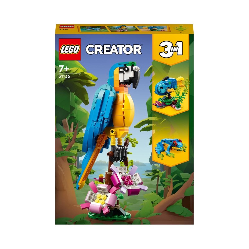 LEGO Creator - Pappagallo esotico 31136