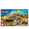 Veicoli da cantiere LEGO® City con gru e palla da demolizione 60391