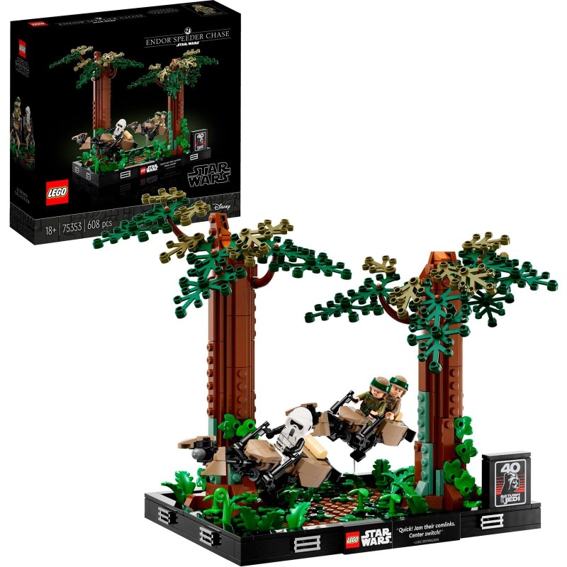 LEGOÂ® Star Wars Verfolgungsjagd auf Endorâ¢ - Diorama