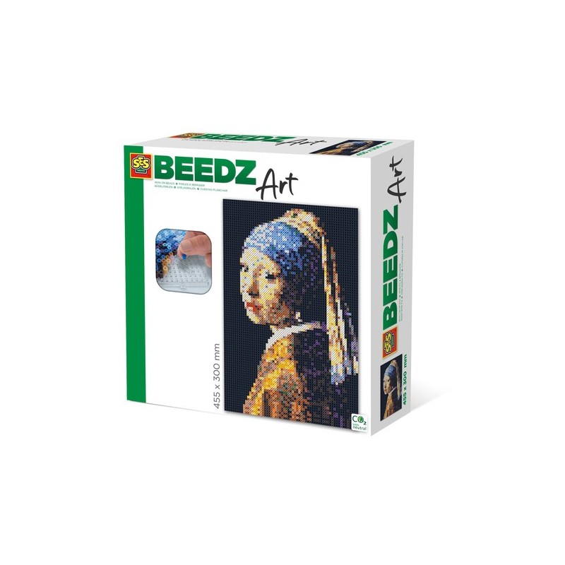 SES Creative Beedz art - Vermeer - La ragazza con l’orecchino di pe