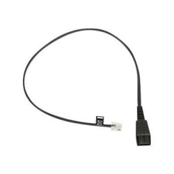 QD cord straight mod plug