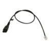 CABLE W/ QD TO RJ45 PLUG 8PIN