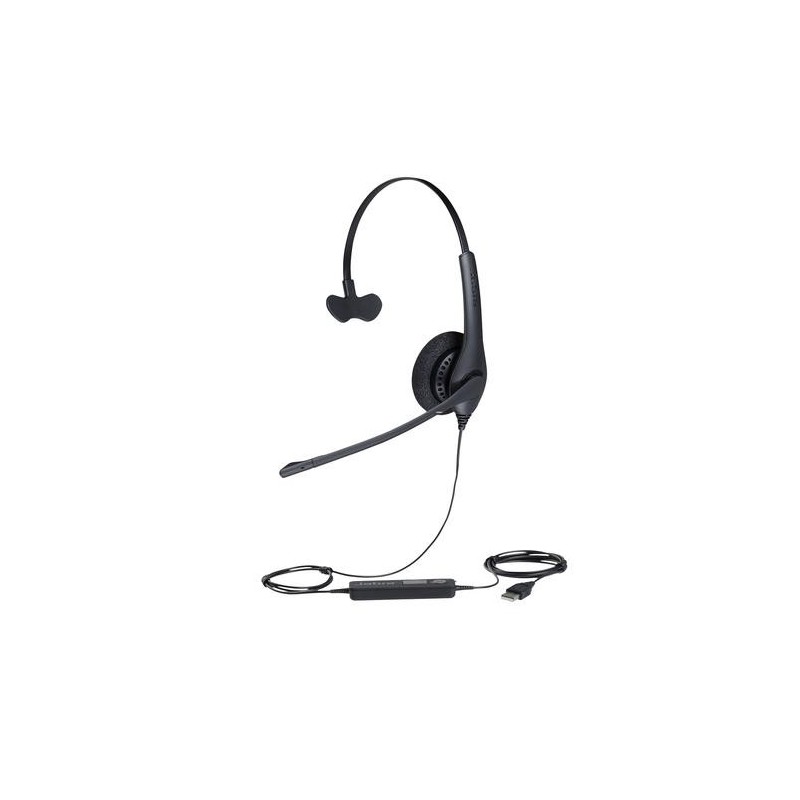 Jabra Biz 1500 Mono USB Auricolare Cablato A Padiglione Ufficio Nero