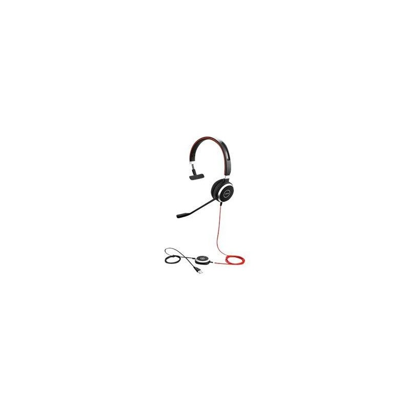 Jabra Evolve 40 UC Mono Cuffie On-Ear cablate USB-C spina da 35 m