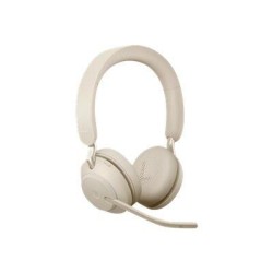 Jabra Evolve2 65 UC Auricolare stereo On-Ear beige Bluetooth wirele