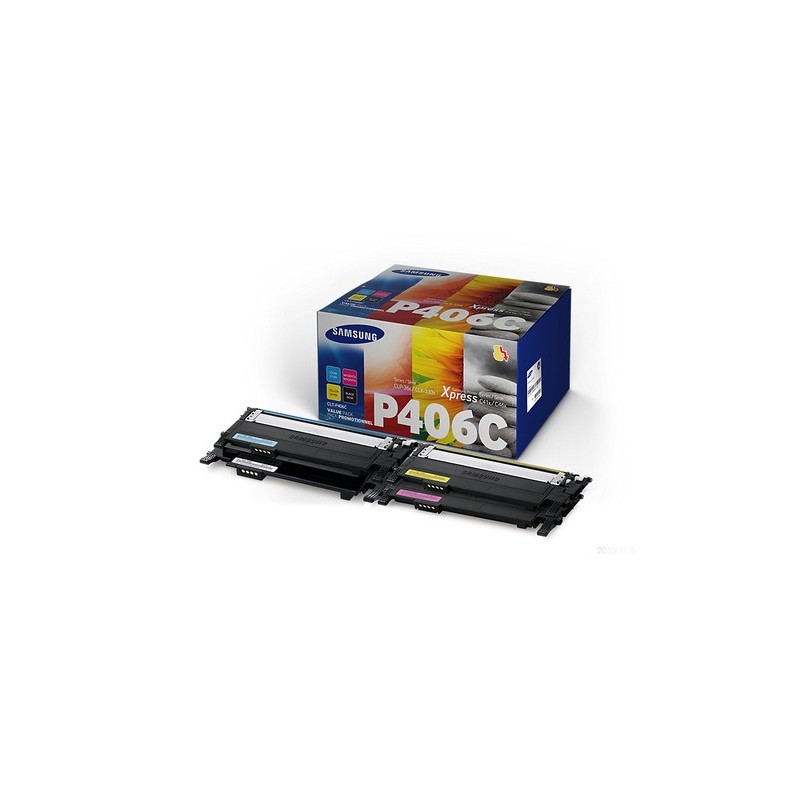 Samsung CLT-P406C cartuccia toner 4 pz Originale Nero Blu Magenta