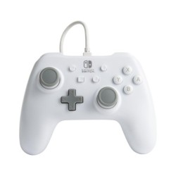 Controller PowerA per Nintendo Switch cablato bianco licenziato uf