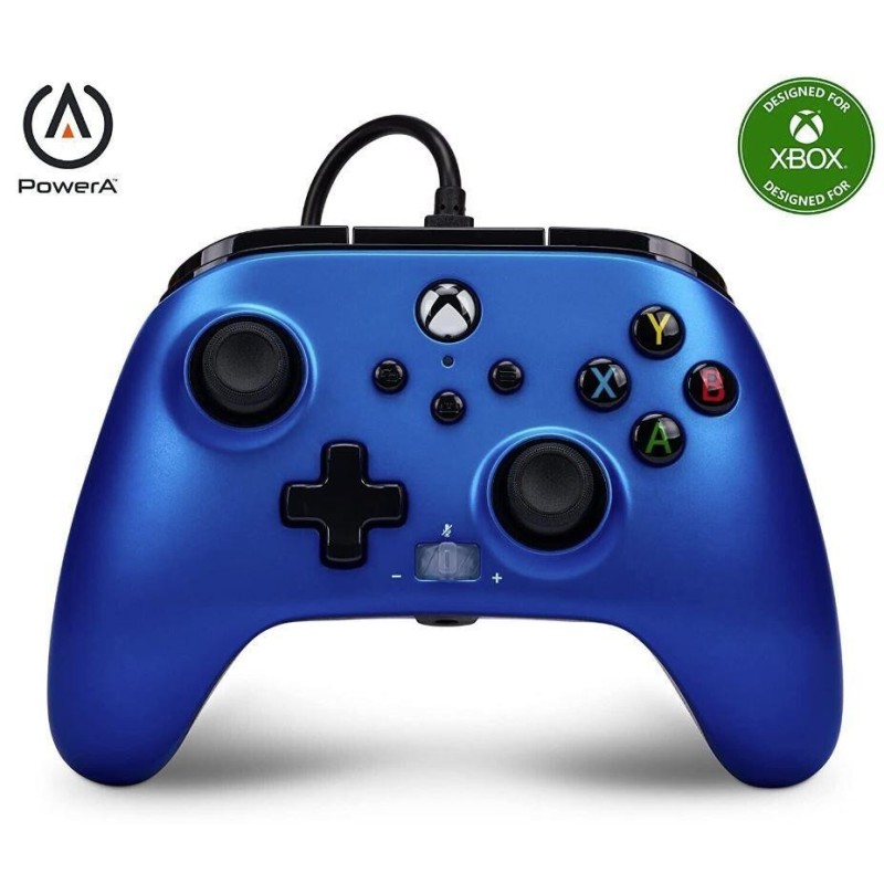 Controller cablato migliorato PowerA per Xbox Series XS Sapphire Fad