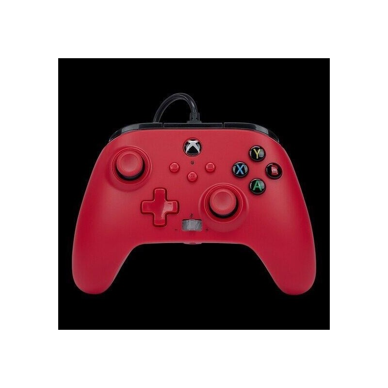 Controller cablato migliorato PowerA per Xbox Series XS Artisan Red