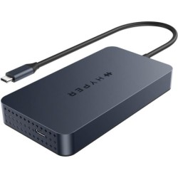 Hyper Drive Universal USB-C 7-in1 Dual HDMI Mobile Dock - Grigio - pe