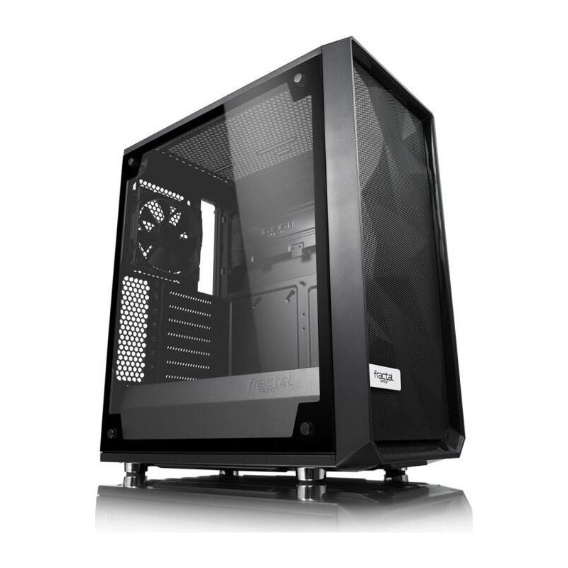 Fractal Design Meshify C â TG Midi Tower Nero Trasparente Case