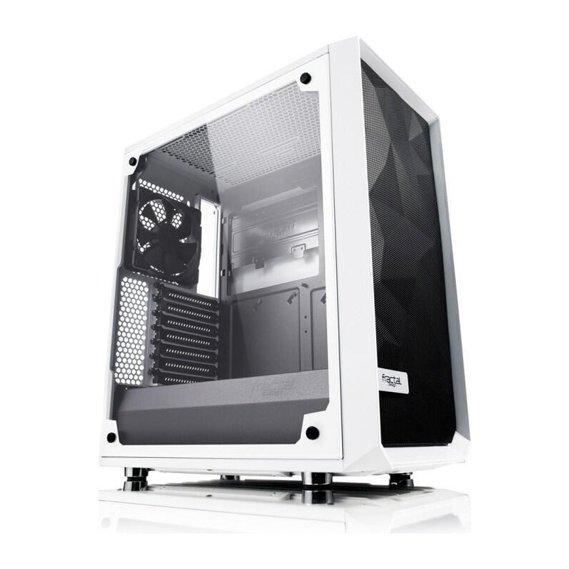 Fractal Design Meshify C - TG Midi Tower Trasparente Bianco Case Me