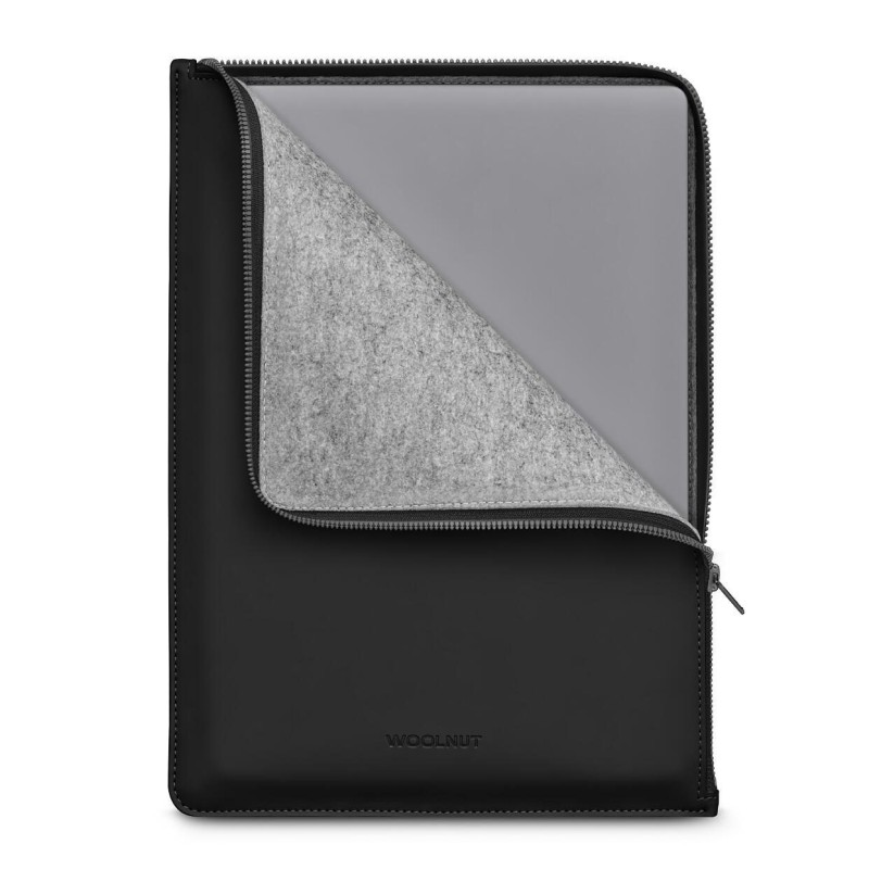 Custodia rivestita in lana per MacBook Pro 14" nera