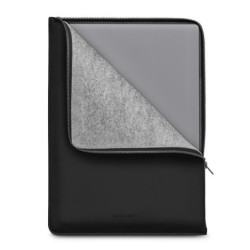 Custodia rivestita in noce di lana per MacBook Pro 16" nera