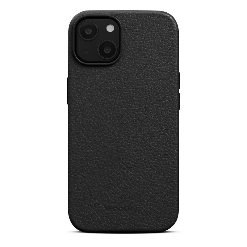 Custodia in pelle Woolnut per iPhone 14 nera