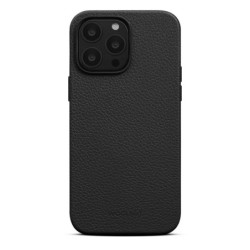 Custodia in pelle Woolnut per iPhone 14 Pro Max nera