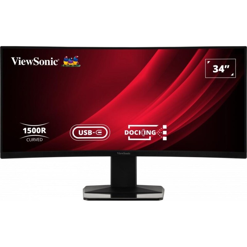 LED monitor - 2K Curved - 34inch - 300 nits - resp 35ms - incl 2x2W