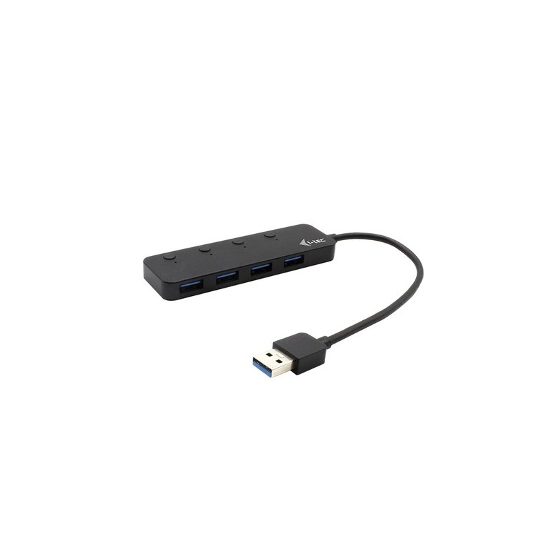 i-tec USB 30 Metal HUB 4 Port with individual On/Off Switches