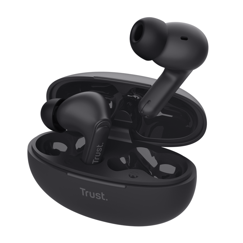 YAVI BT ENC EARBUDS BLACK -