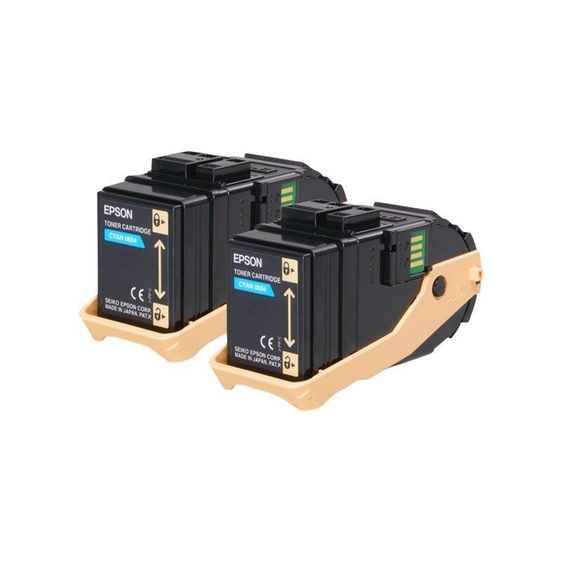 TONER DOUBLE PACK CYAN 75KX2