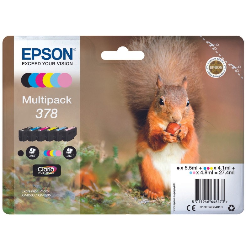 MULTIPACK INK SQUIRREL 378 NO BL