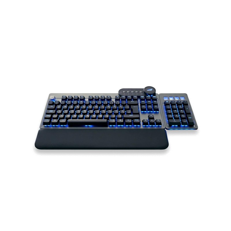 Mountain Everest Max Gunmetal Grey - Tasta da gioco RGB con switch di