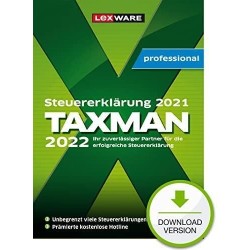 Lexware Taxman Professional 2022 3 licenze ESD Download