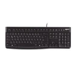 Logitech K120 tastiera USB Inglese Nero