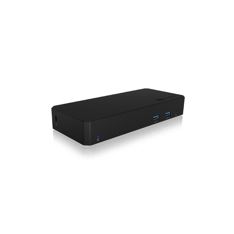 ICY BOX IB-DK2254AC Cablato USB 32 Gen 2 31 Gen 2 Type-C Nero