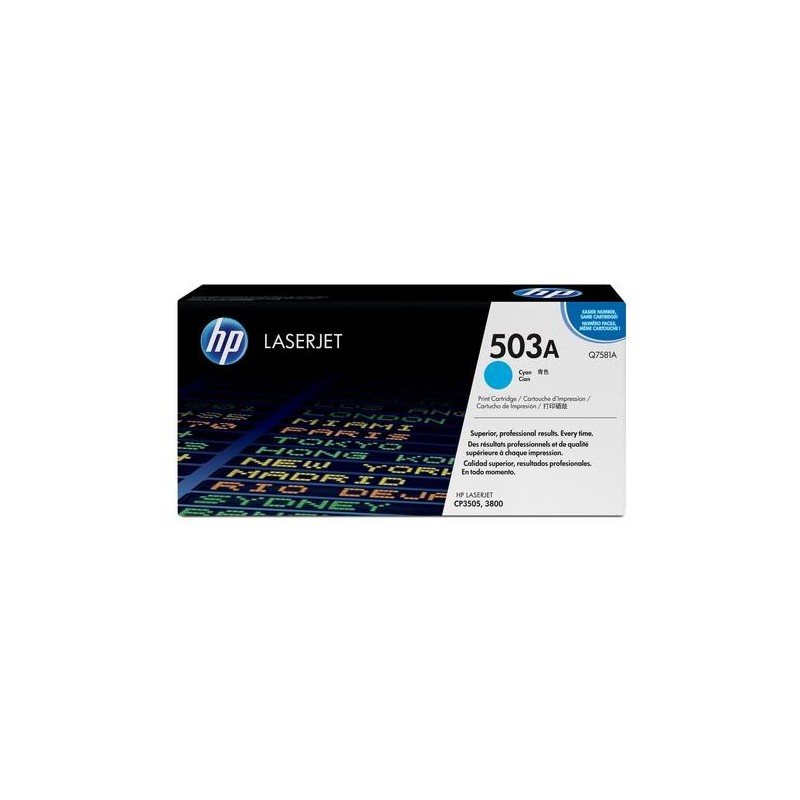 HP Cartuccia Toner originale ciano LaserJet 503A