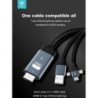 ADATTATORE da HDMI a TYPEC/Micro U/APPLE