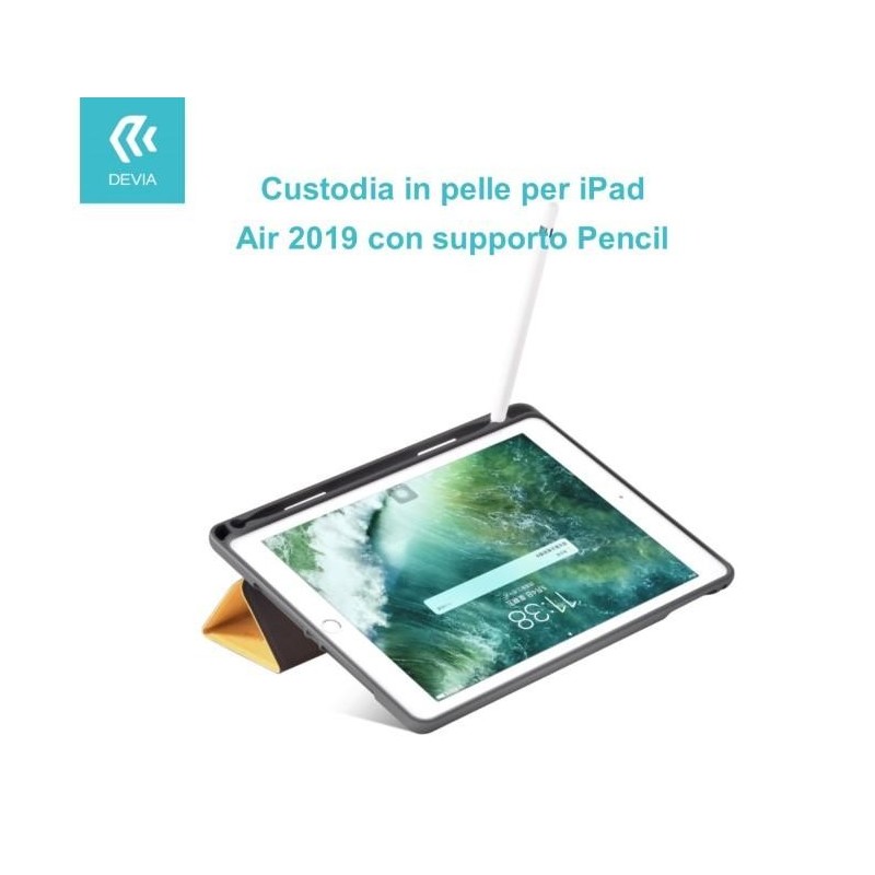 CUSTODIA IPAD AIR IN PELLE DEVIA