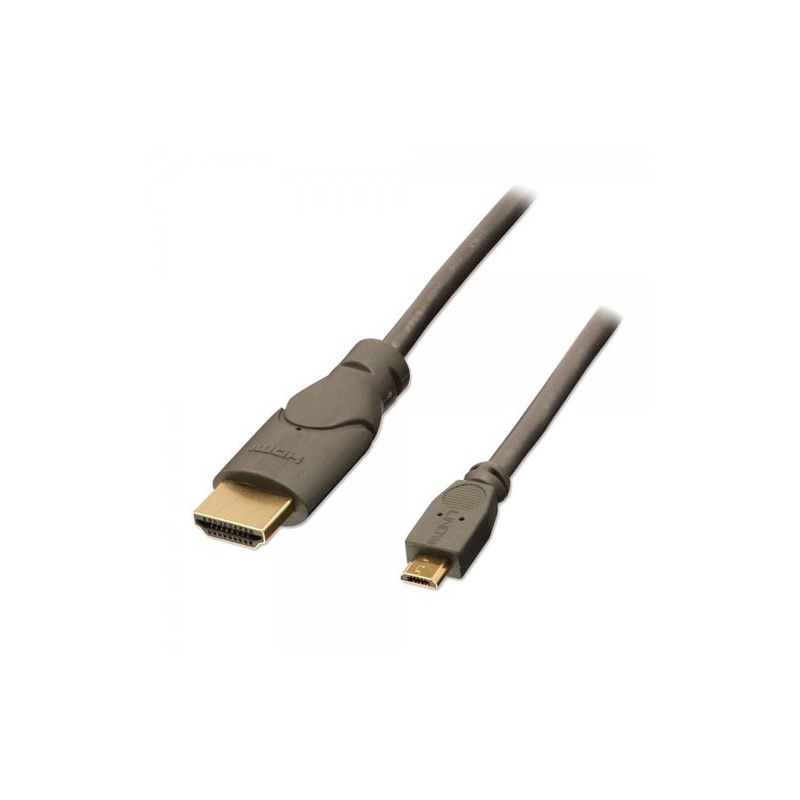 Lindy 05m HDMI - USB 20 Micro B M/M 05 m Micro USB Nero Antracite