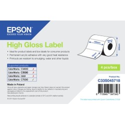 Epson High Gloss Label - Die-cut Roll 102mm x 76mm 1570 labels