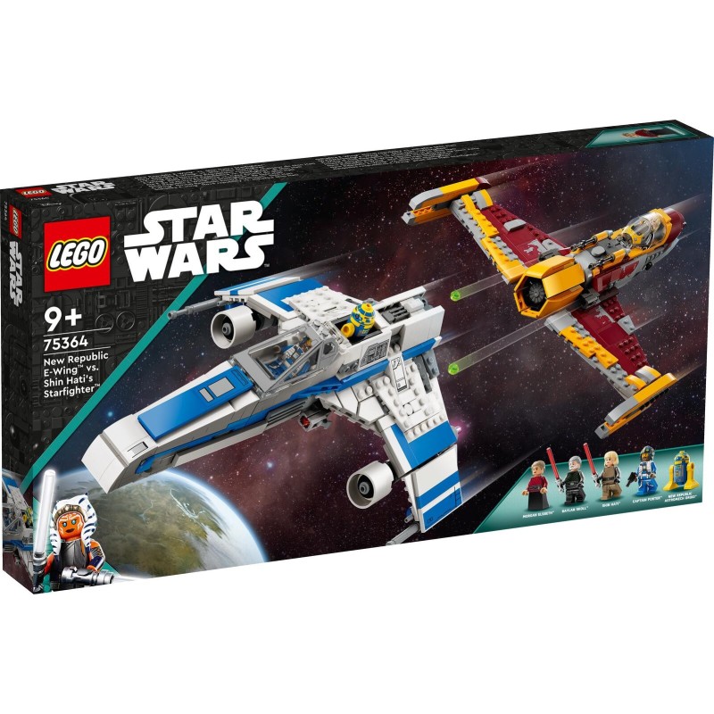 LEGO Star Wars New Republic E-Wing EWing contro Shin Hatis Starfighte