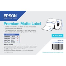 Epson Premium Matte Label - Die-cut Roll 76mm x 51mm 2310 labels