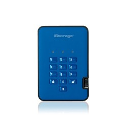 iStorage diskAshur 2 disco rigido esterno 5000 GB Blu