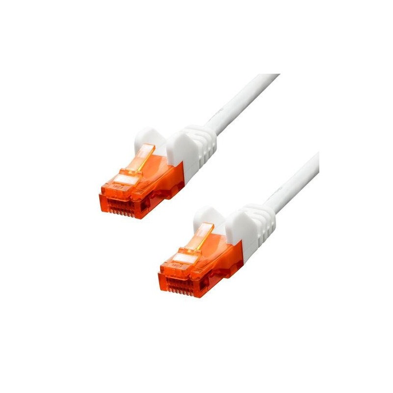 ProXtend CAT6 U/UTP CCA PVC Ethernet Cable White 25cm