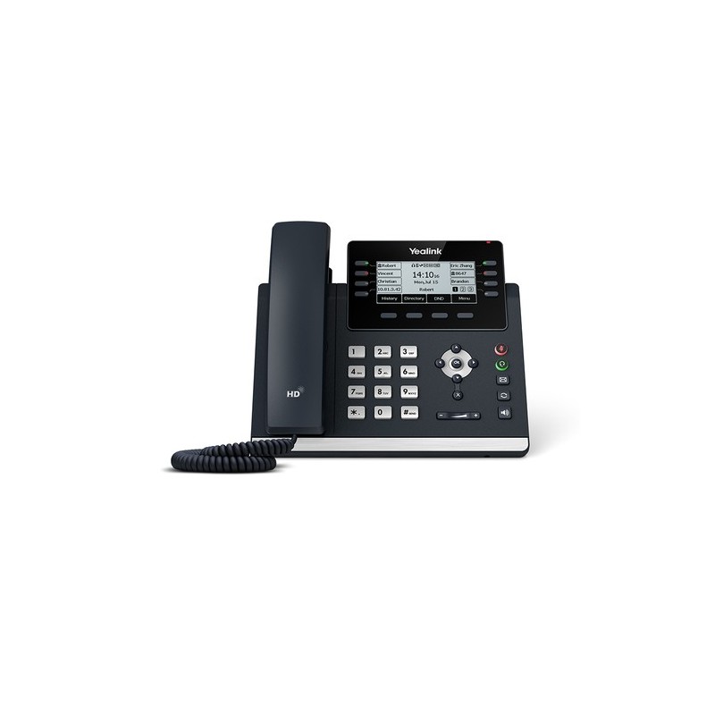 Yealink SIP-T43U telefono IP Grigio LCD Wi-Fi