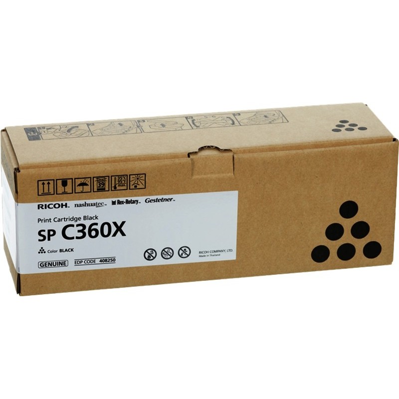 TONER NERO PER SP C361SFNW 70 408250 00PAG