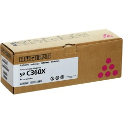 TONER MAGENTA PER SP C361SFNW 408252 6000PAG