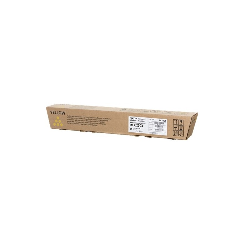 TONER CARTRIDGE RICOH YELLOW 841929 MP-C2003Y 55k