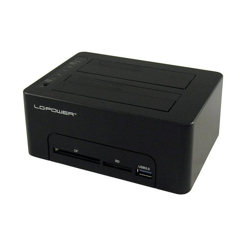 LC-POWER USB3.0 HDD Docking Station f.2,5&#039;&#039;/3,5&#039;&#039; SATA HDD/SSD,inkl.C