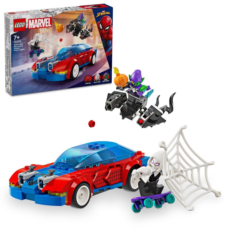 LEGO Marvel - Spider-Mans Rennauto &amp; Venom Green Goblin (76279)