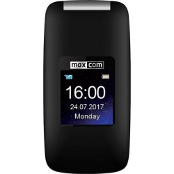 MaxCom MM824[02]171101792 6,1 cm [2.4] 88 g Nero Telefono per anziani