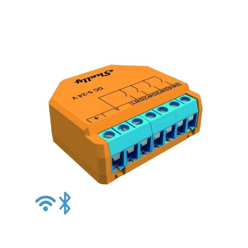 Shelly Plus I4 DC - Smart Control 4 input DC WiFi/BT