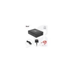 CLUB3D TRAVEL CHARGER 132W GAN TECHNOLOGY, FOUR PORT USB TYPE-A AND -