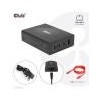 CLUB3D TRAVEL CHARGER 132W GAN TECHNOLOGY, FOUR PORT USB TYPE-A AND -